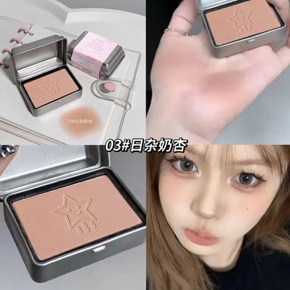 Low-Saturation Nude Pink Monochrome Blush