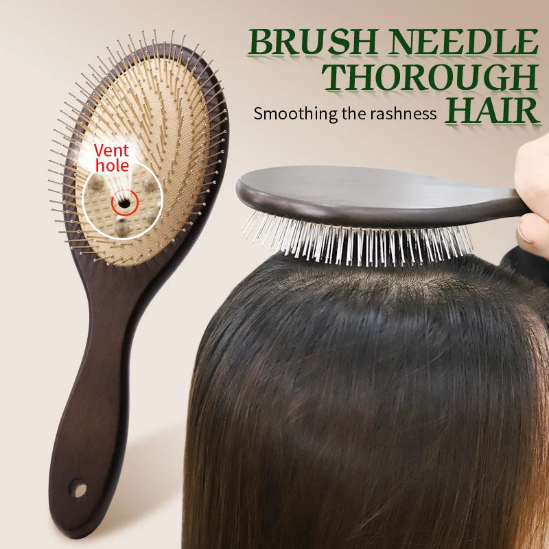 Steel Needle Airbag Hair Brush