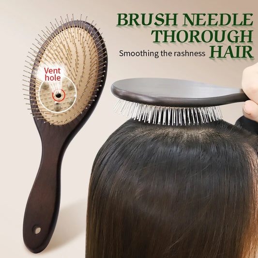 Steel Needle Airbag Hair Brush