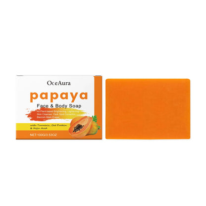 Papaya Turmeric Exfoliating Brightening Soap