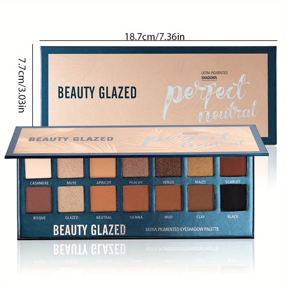 14-Color Matte Nude Eyeshadow Palette