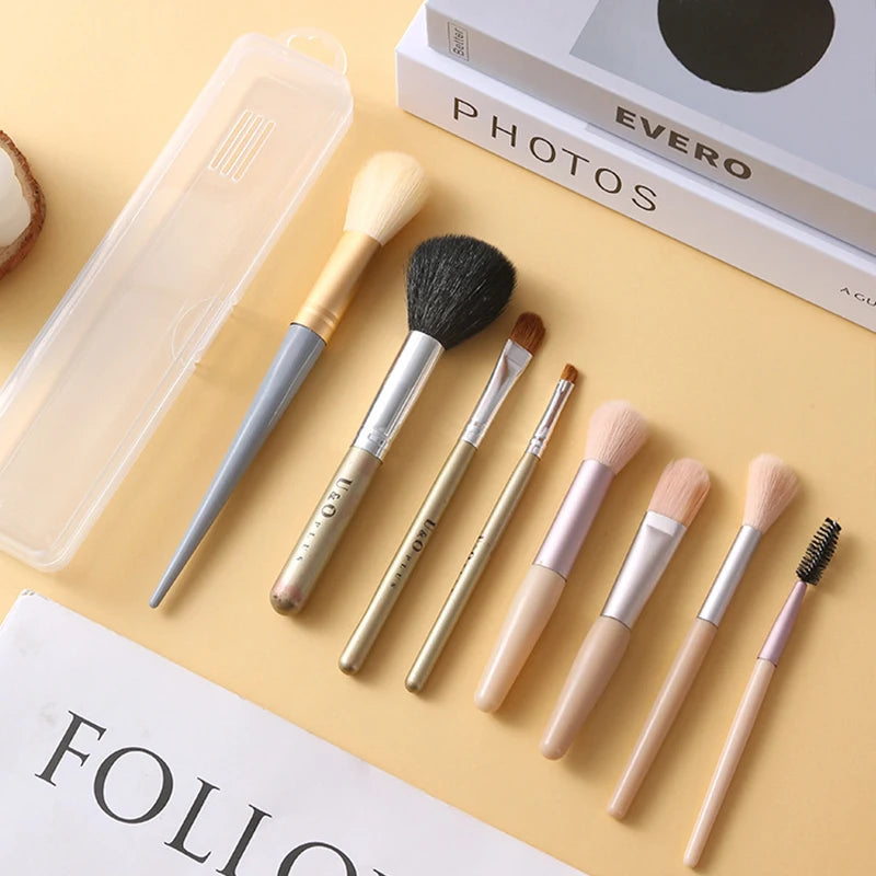 Transparent Makeup Brush Storage Box