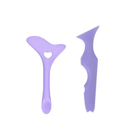 Reusable Silicone Eyeliner Stencil and Mascara Shield Set