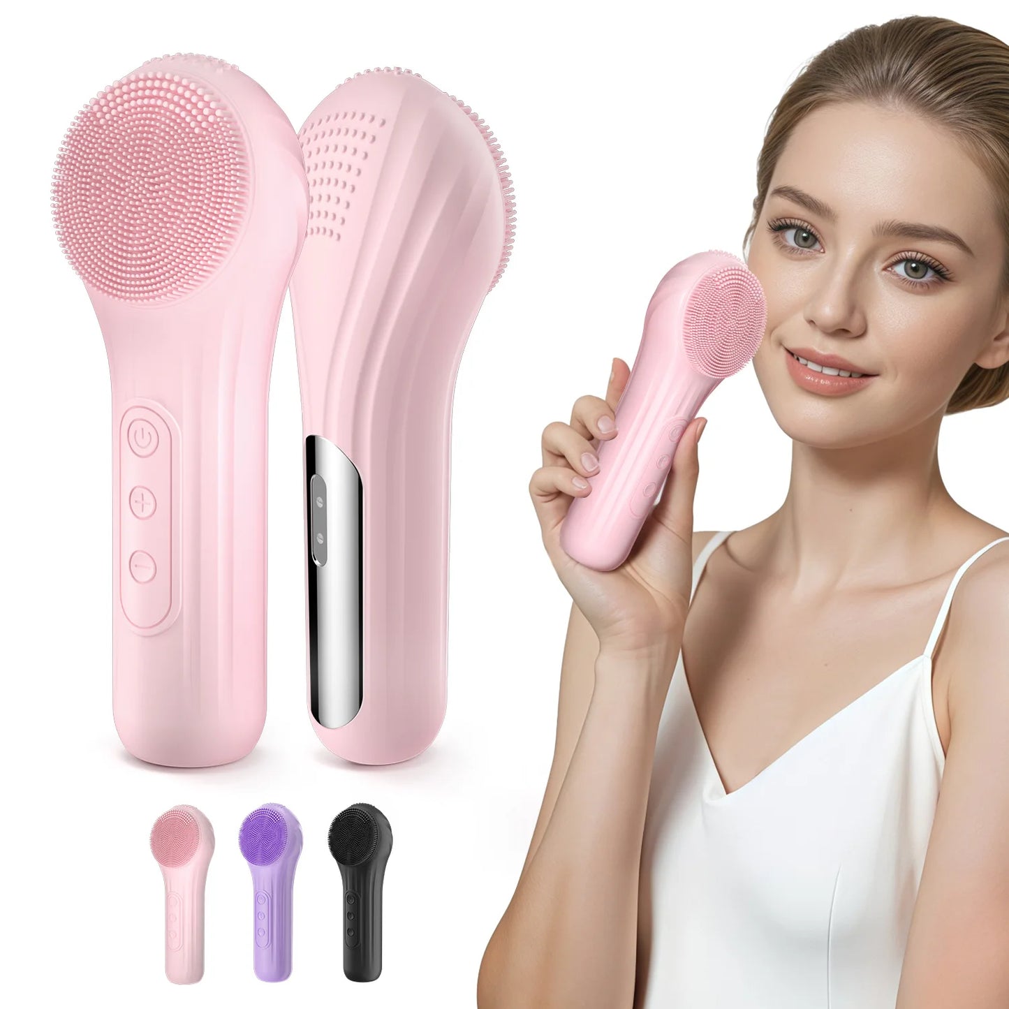 Rechargeable Sonic Facial Cleansing Brush