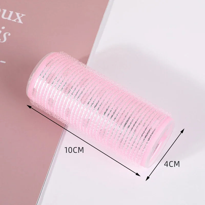 Large Self-Adhesive Hook Loop Hair Roller for DIY Curl Styling