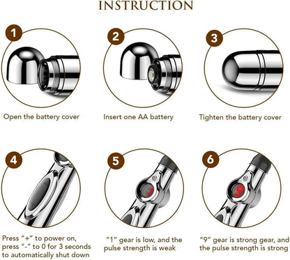 Electronic Acupuncture Meridian Massage Pen