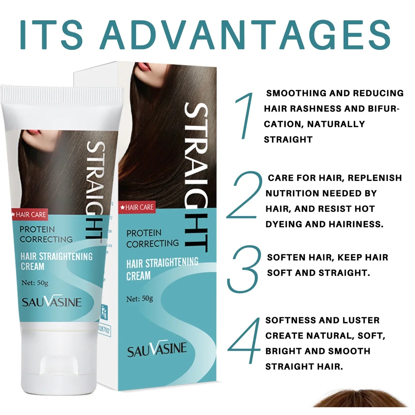 Professional Keratin Straightening Cream