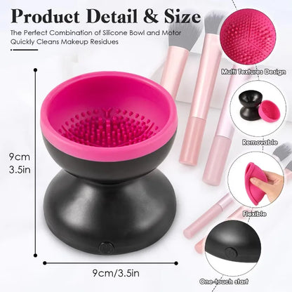 Portable USB Electric Makeup Brush Cleaner