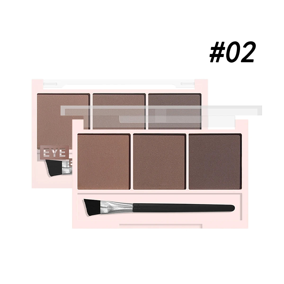 3-Color Brow Powder Set with Brush