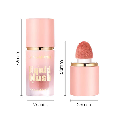 Six-Color Matte Liquid Blush