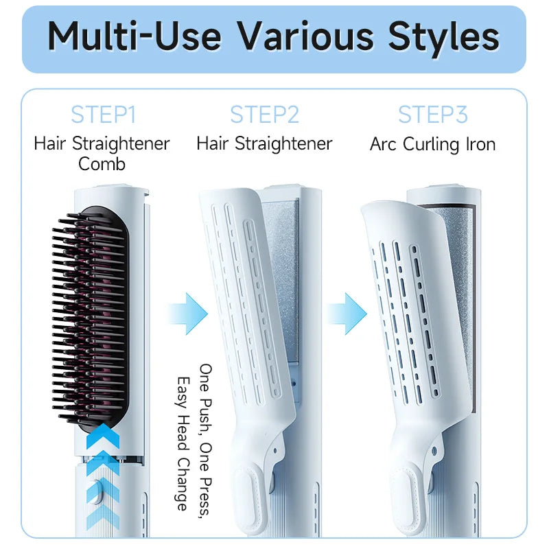 3-in-1 Multi-Function Hair Straightener