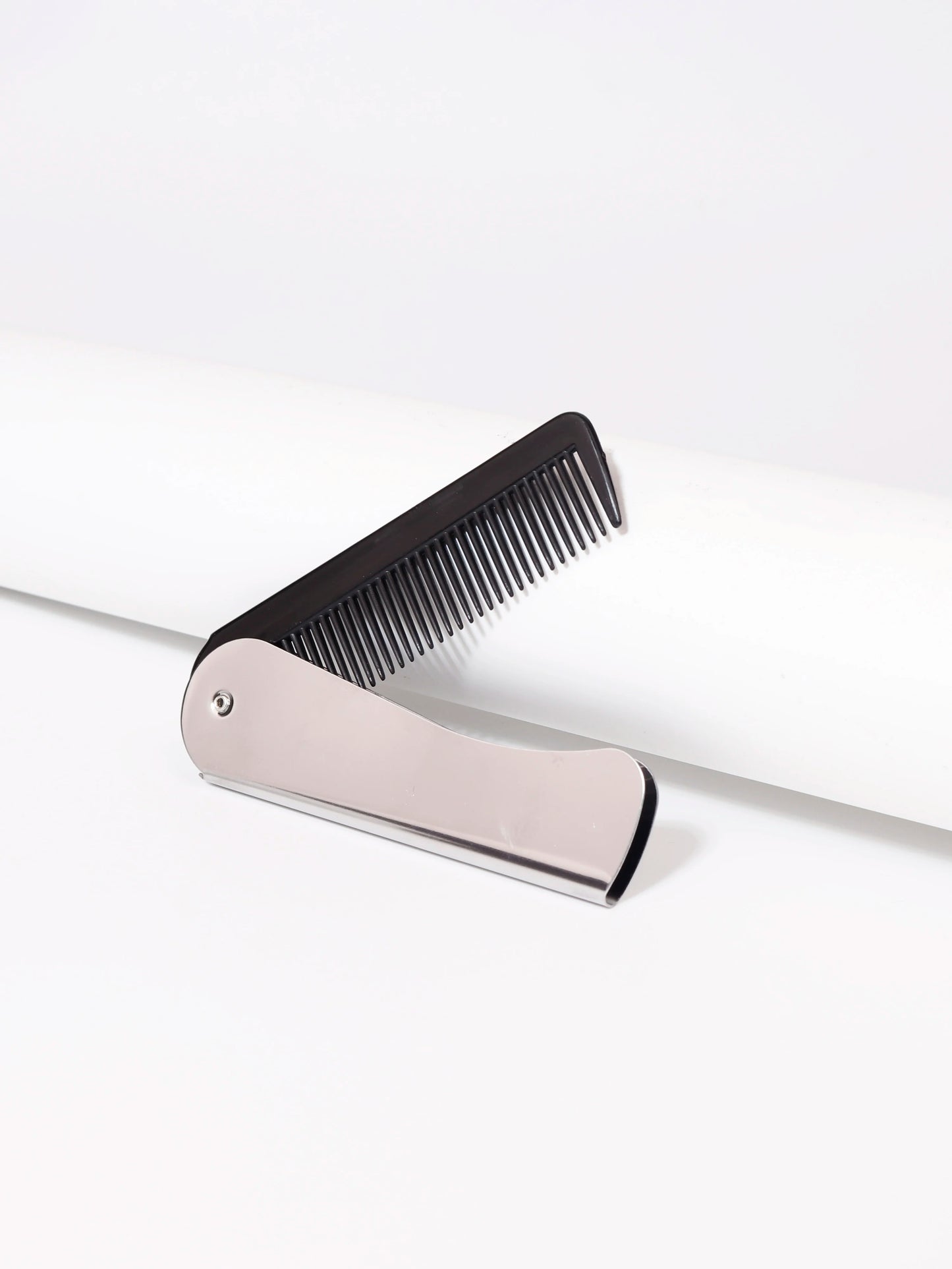 Stainless Steel Foldable Fine-Tooth Beard Comb