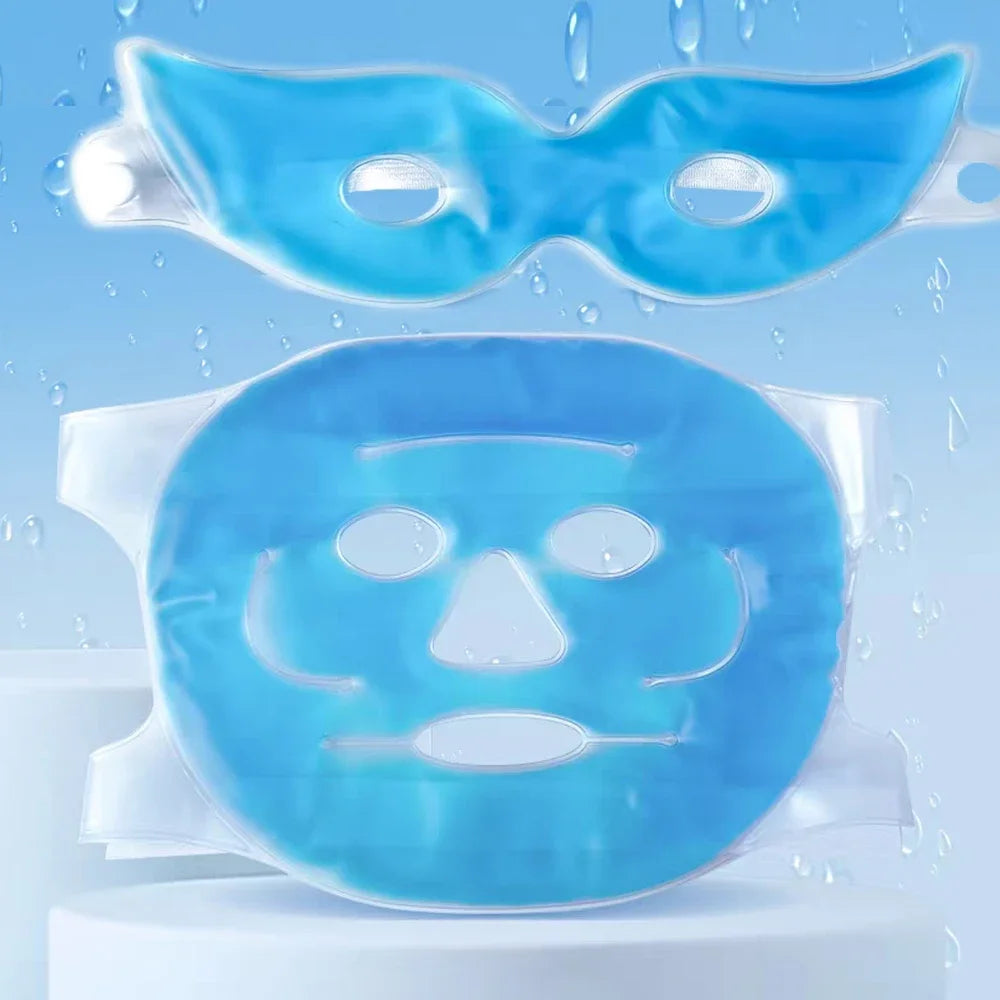 Reusable Hot Cold Gel Face Cooling Mask