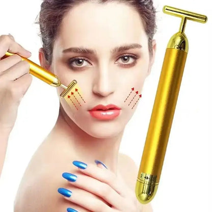 Golden Vibrating Facial Lift Beauty Bar