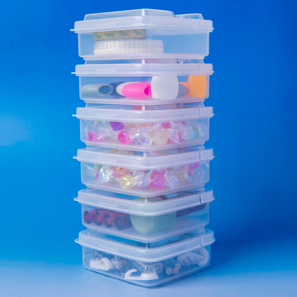 Transparent Flip-Top PP Storage Box