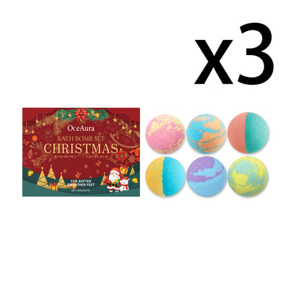 Christmas Colorful Foam Bath Bombs