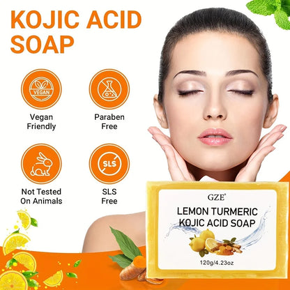 Lemon Turmeric Kojic Acid Soap