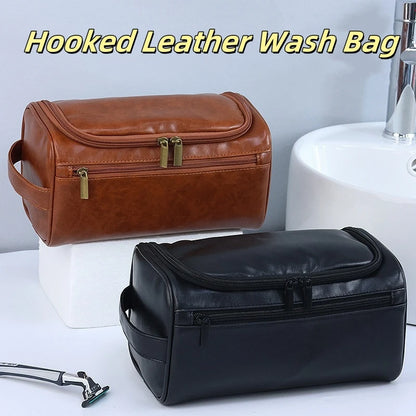 Large-Capacity Waterproof PU Travel Toiletry Bag