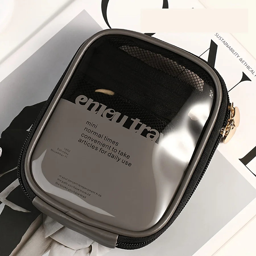Transparent Waterproof Mini Cosmetic Bag