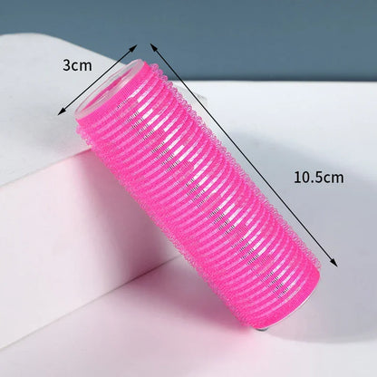 Large Self-Adhesive Hook Loop Hair Roller for DIY Curl Styling