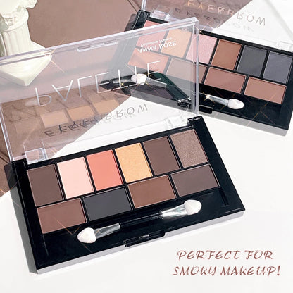 Ten-Color Nude Eyeshadow Palette