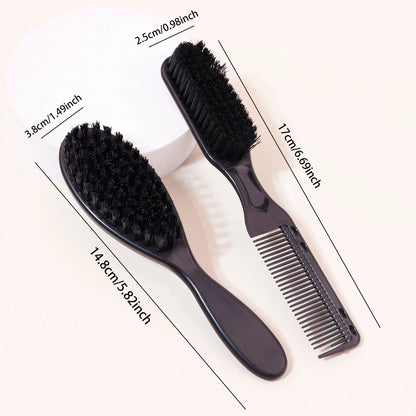 Double-Sided Anti-Static Oval Styling Comb Brush