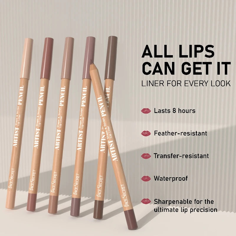 Ultra-Fine Waterproof Matte Lip Liner Set