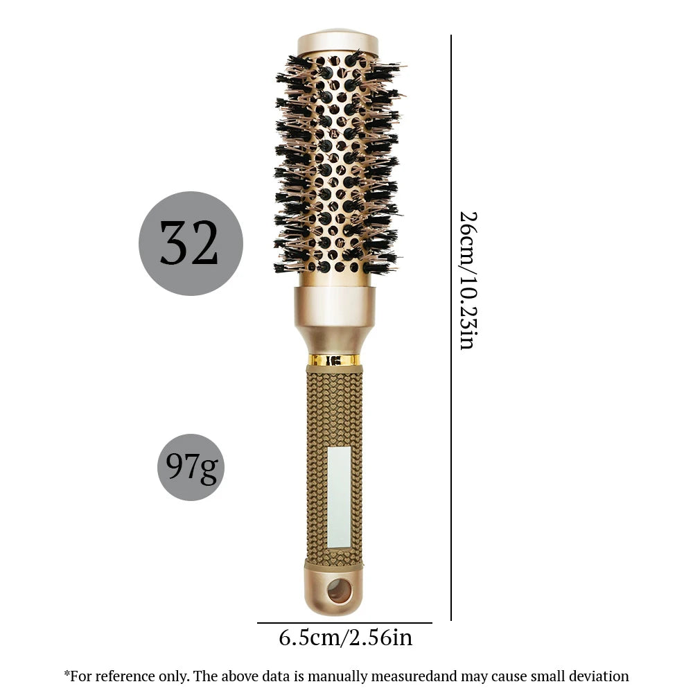 Aluminum Round Barrel Hair Curling Brush