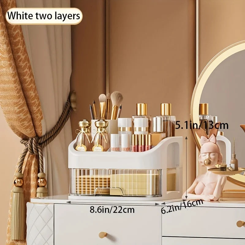 Large Transparent Makeup Storage Box