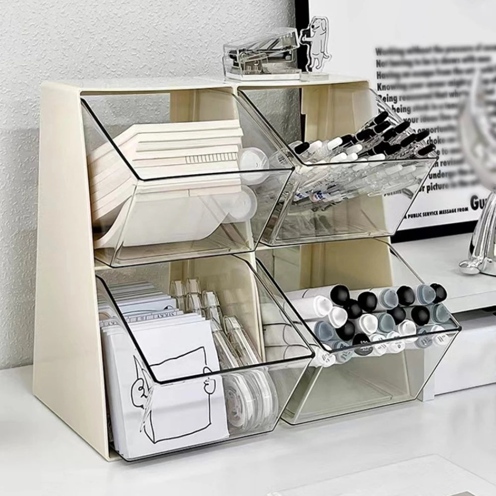 Clear Acrylic Desktop Shelf Organizer