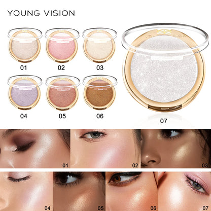 Polarized High-Gloss Highlighting Powder