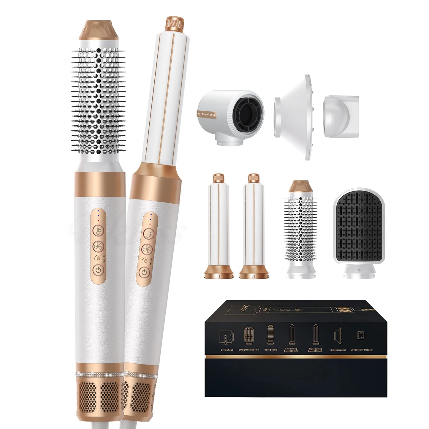 7-in-1 Brushless High-Speed Ionic Hair Dryer and Styling Set