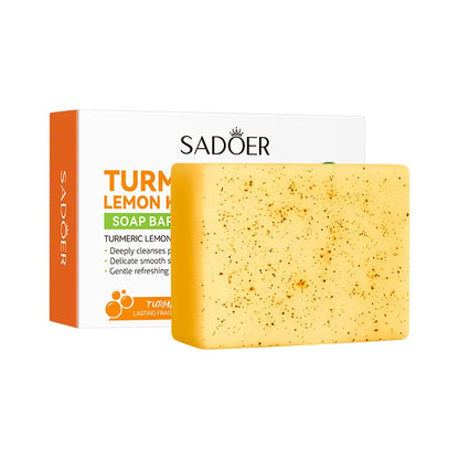 Handmade Lemon Turmeric Brightening Soap