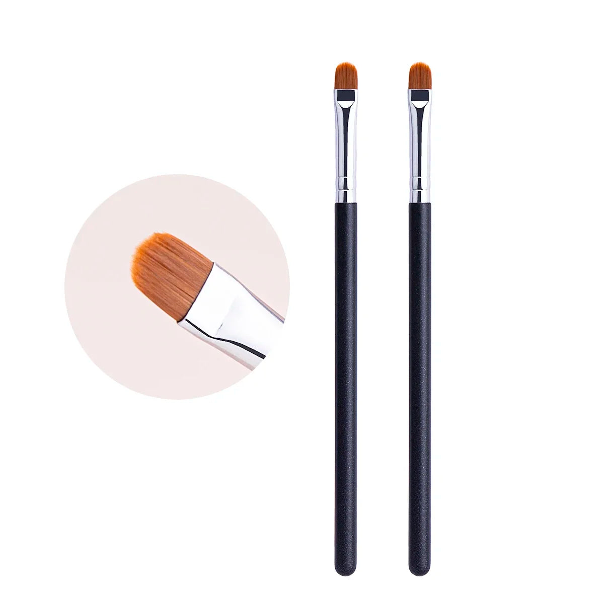 Ultra-Thin Flat Eyebrow and Eyeliner Brush