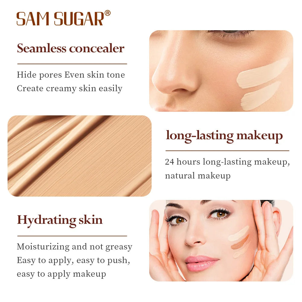 Long-Lasting Waterproof Liquid Concealer Foundation