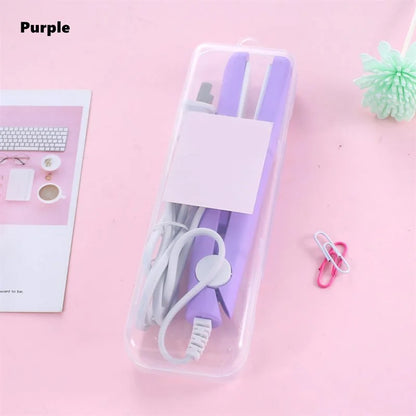 Mini Ceramic Hair Straightener and Curler