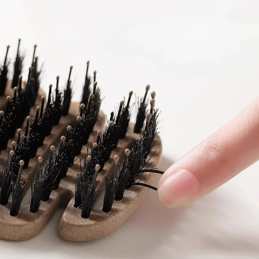 Hollow Detangling Scalp Massage Hair Brush for Curly Hair