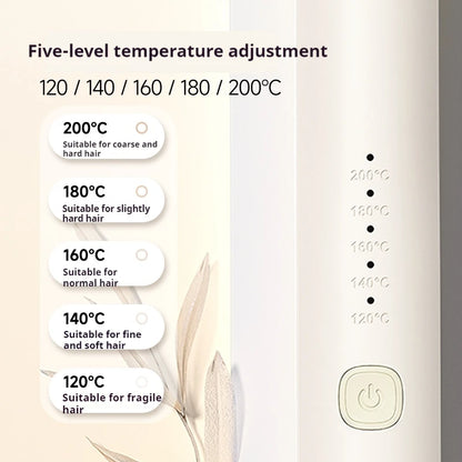 Professional 2-in-1 Hair Straightener Curler