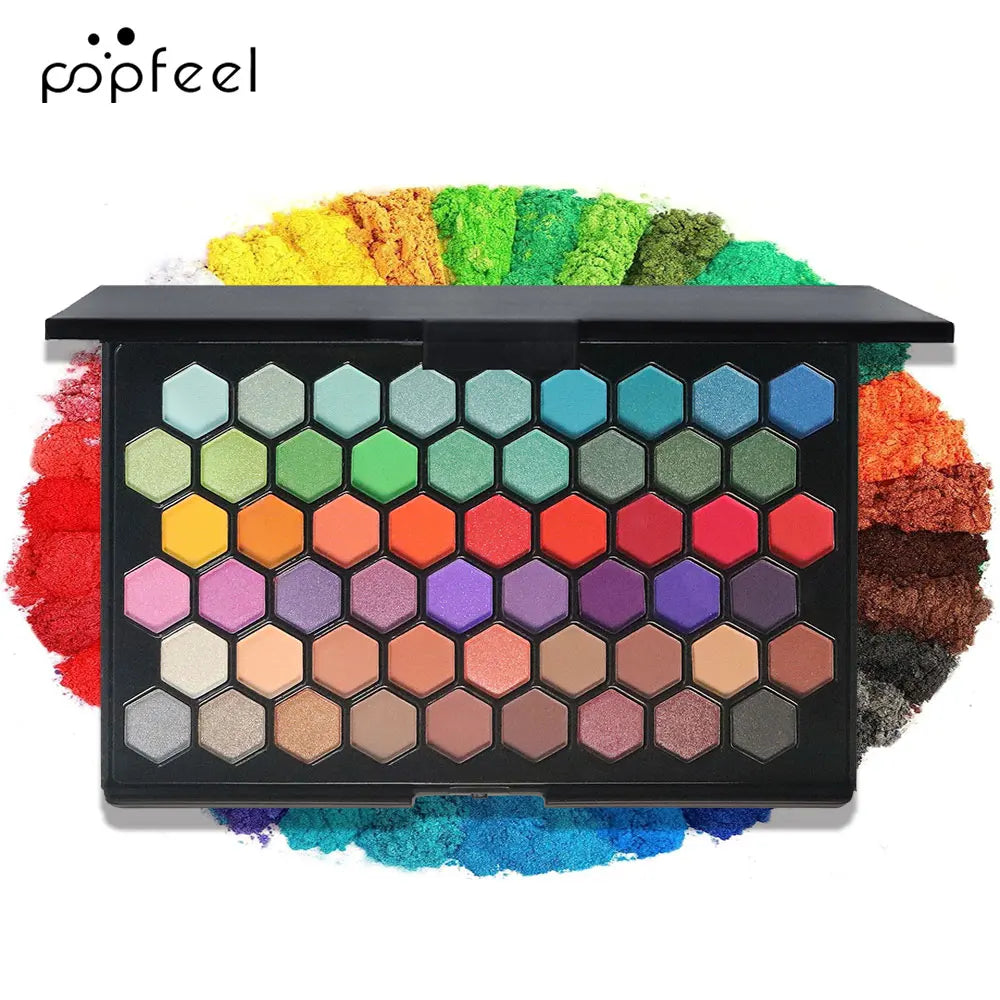 54 Colors Matte & Fine Glitter Eyeshadow Palette