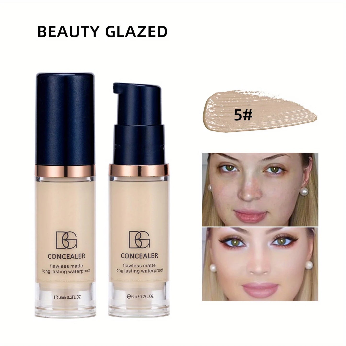 Five-Color Matte Liquid Concealer