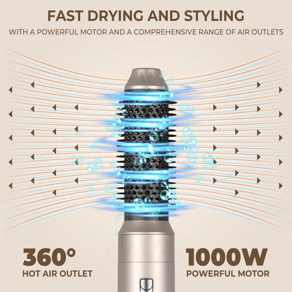 5-in-1 Professional High-Speed Hair Dryer and Hot Air Styling Brush