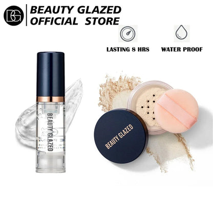 Long-Lasting Oil-Control Primer and Loose Powder Makeup Set