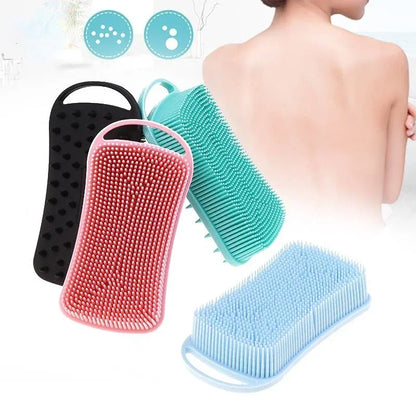 2-in-1 Silicone Shower Brush