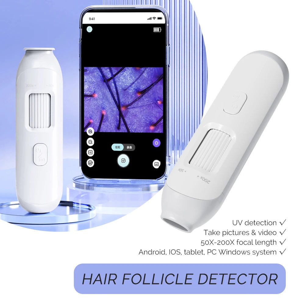 Wireless HD Scalp Analyzer Microscope