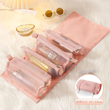 4-in-1 Detachable Travel Cosmetic Bag