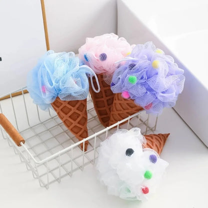 Ice Cream Mesh Body Scrubber
