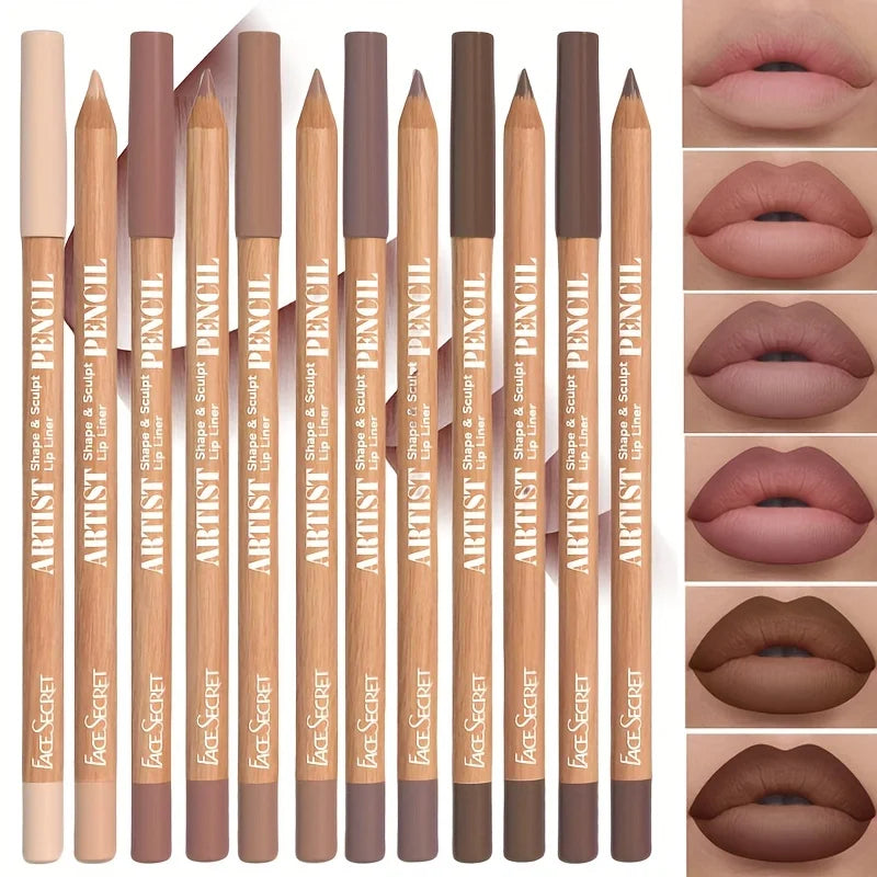 6-Piece Velvet Matte Lip Liner Set