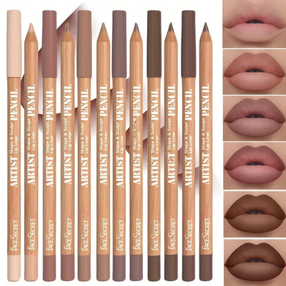 6-Piece Velvet Matte Lip Liner Set