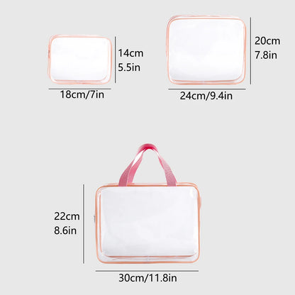 Transparent PVC Makeup &amp; Wash Bag