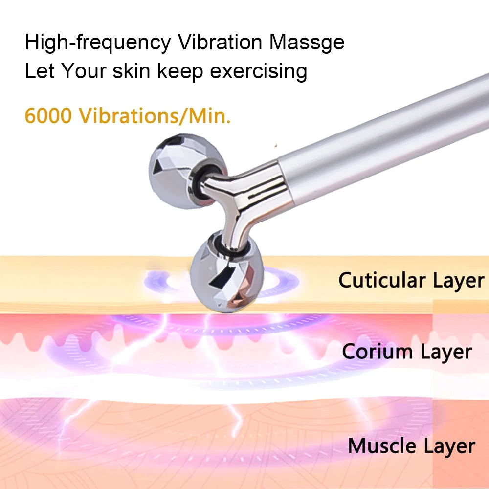 3D Electric Roller Facial Lifting Massager
